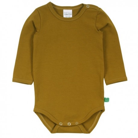 Fred`s World by Green Cotton - Bio Baby Body langarm, pesto