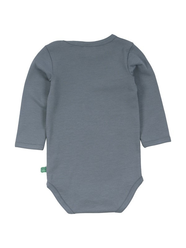 Fred`s World by Green Cotton - Bio Baby Body langarm, hellblau