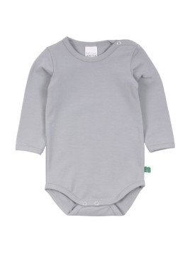 Fred`s World by Green Cotton - Bio Baby Body langarm, hellblau