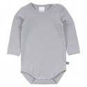 Fred`s World by Green Cotton - Bio Baby Body langarm, hellblau