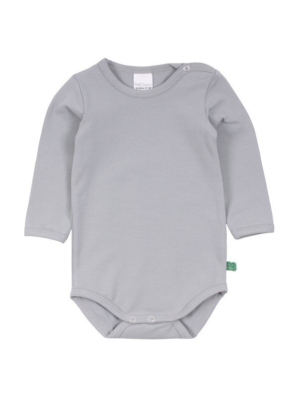 Fred`s World by Green Cotton - Bio Baby Body langarm, hellblau