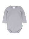 Fred`s World by Green Cotton - Bio Baby Body langarm, hellblau
