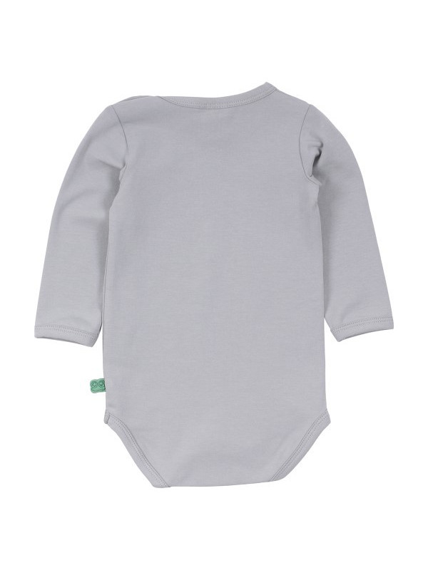Fred`s World by Green Cotton - Bio Baby Body langarm, hellblau