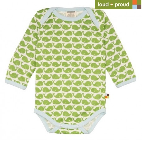 loud & proud - Body mit Wale-Druck