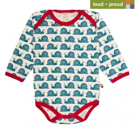 loud & proud - Body mit Schnecken-Druck