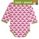loud & proud - Body mit Schnecken-Druck