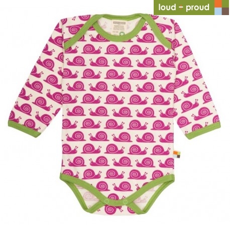 loud & proud - Body mit Schnecken-Druck