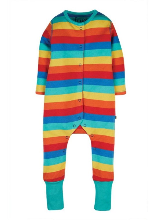 frugi - Bio Baby Strampler Regenbogen
