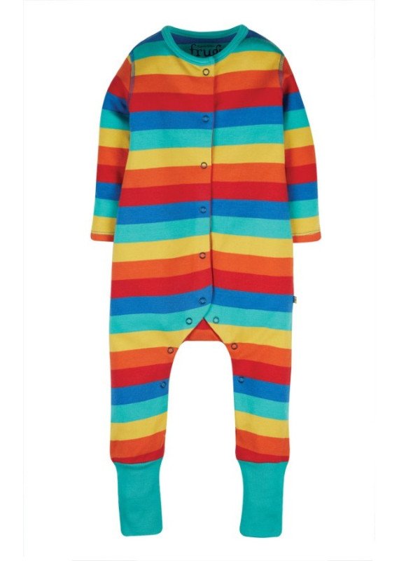 frugi - Bio Baby Strampler Regenbogen