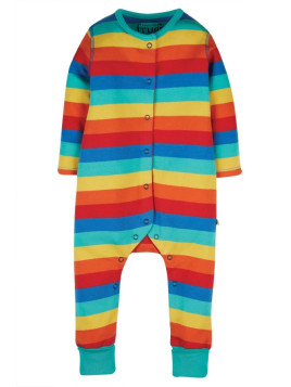 frugi - Bio Baby Strampler Regenbogen