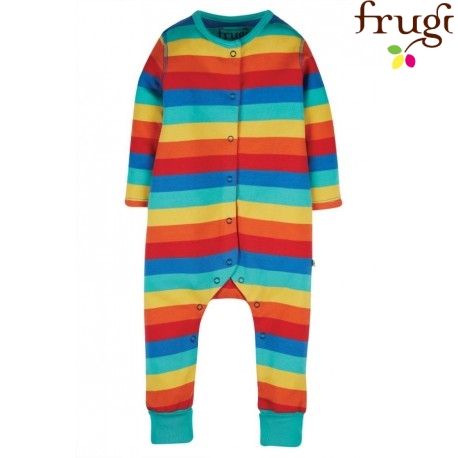 frugi - Bio Baby Strampler Regenbogen
