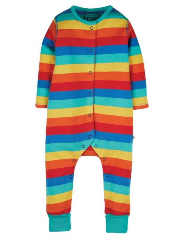 frugi - Bio Baby Strampler Regenbogen