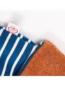 Cheeky Apple - Bio Kinder Beanie mit Streifen