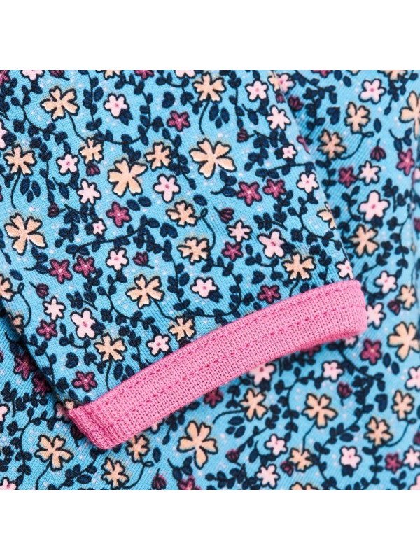Cheeky Apple - Bio Kinder Langarmshirt mit Blumen-Allover