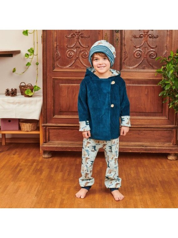 Cheeky Apple - Bio Kinder Jerseyhose mit Krokodil-Allover