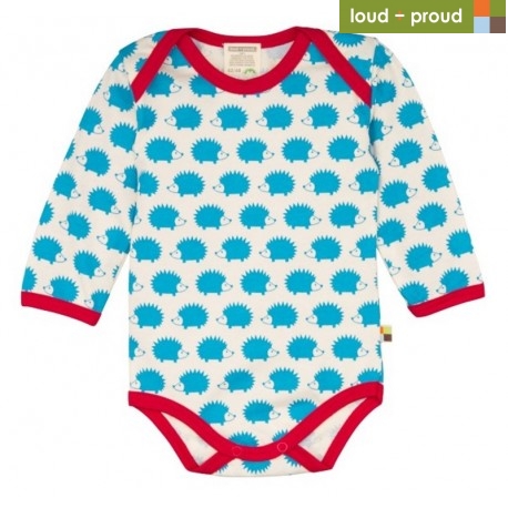 loud & proud - Body mit Igel-Druck