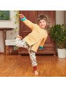 Cheeky Apple - Bio Kinder Jerseyhose mit Abenteuercamp-Allover