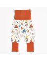 Cheeky Apple - Bio Kinder Jerseyhose mit Abenteuercamp-Allover