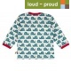 loud & proud - Langarmshirt mit Schnecken-Druck