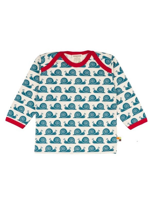 loud & proud - Langarmshirt mit Schnecken-Druck