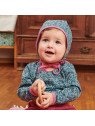 Cheeky Apple - Bio Baby Langarmshirt mit Blumen-Allover