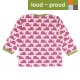 loud & proud - Langarmshirt mit Schnecken-Druck