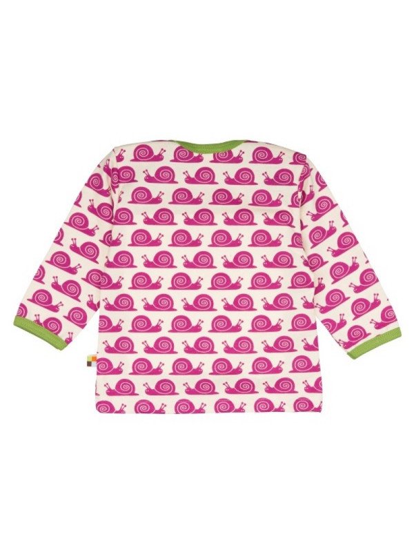 loud & proud - Langarmshirt mit Schnecken-Druck