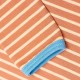 Cheeky Apple - Bio Baby Langarmshirt mit Streifen, braun