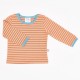 Cheeky Apple - Bio Baby Langarmshirt mit Streifen, braun