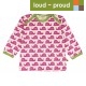 loud & proud - Langarmshirt mit Schnecken-Druck