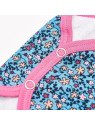 Cheeky Apple - Bio Baby Body langarm mit Blumen-Allover
