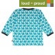 loud & proud - Langarmshirt mit Elefanten-Druck