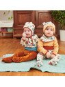 Cheeky Apple - Bio Baby Body langarm mit Muster