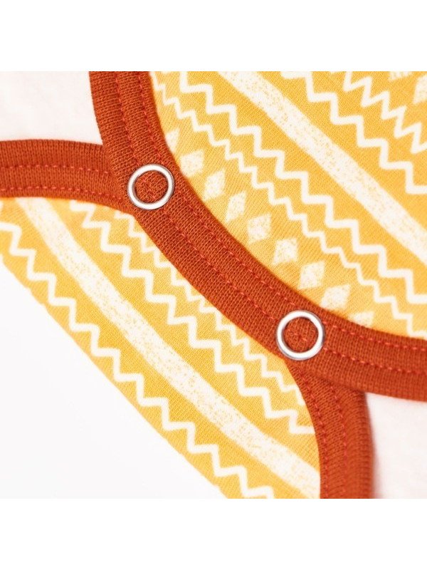 Cheeky Apple - Bio Baby Body langarm mit Muster