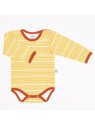 Cheeky Apple - Bio Baby Body langarm mit Muster