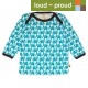 loud & proud - Langarmshirt mit Elefanten-Druck