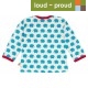 loud & proud - Langarmshirt mit Igel-Druck