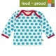 loud & proud - Langarmshirt mit Igel-Druck