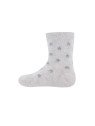 Ewers - Bio Baby Socken Doppelpack mit Bären- und Sternen-Motiv, grau