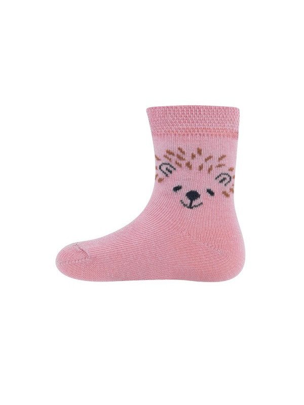 Ewers - Bio Baby Socken Doppelpack mit Igel-Motiv und Punkten
