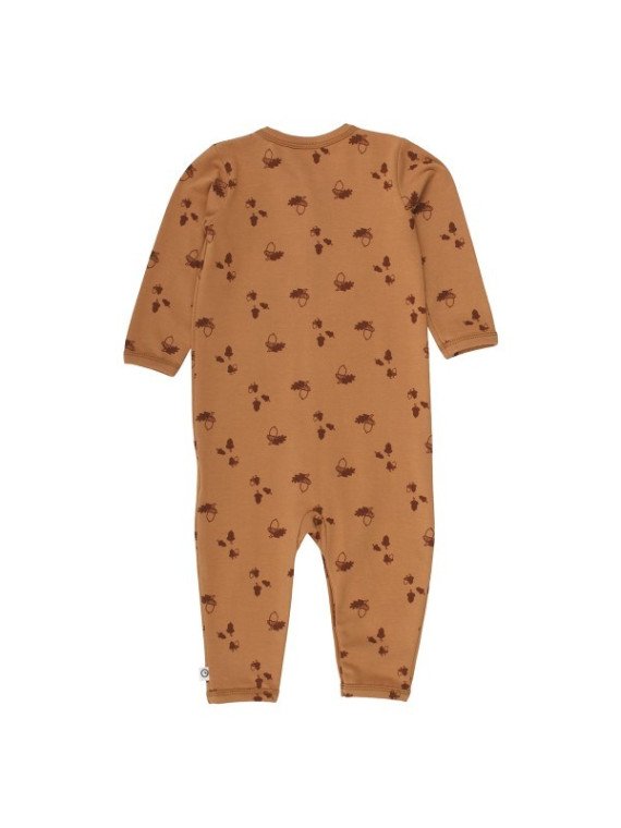 Müsli by Green Cotton - Bio Baby Strampler mit Nuss-Allover