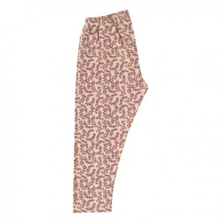 Pigeon - Bio Kinder Leggings mit Blätter-Allover, rosa