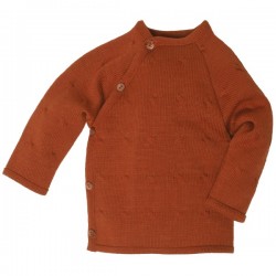 Reiff - Bio Pullover Schlüttli Twist Wolle terra