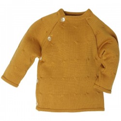 Reiff - Bio Pullover Schlüttli Twist Wolle kurkuma