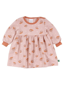 Fred`s World by Green Cotton - Bio Baby Sweatkleid mit Igel-Allover