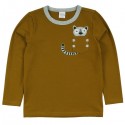 Fred`s World by Green Cotton - Bio Kinder Langarmshirt mit Lemuren-Applikation