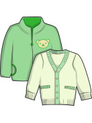 Fleece-, Sweat- und Strickjacken