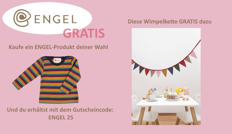 ENGEL-Aktion GRATIS Wimpelkette